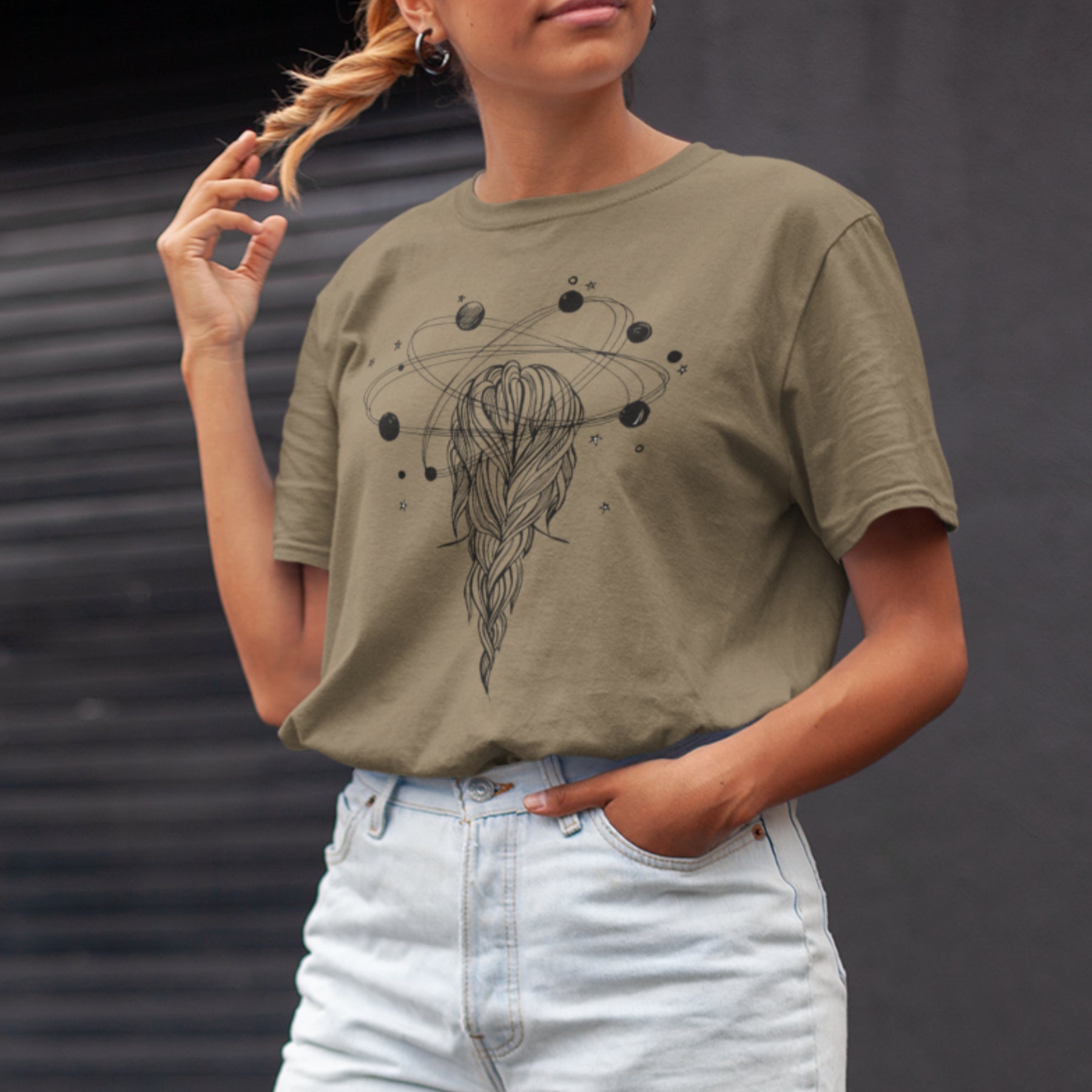 Khaki T-Shirt Träumen