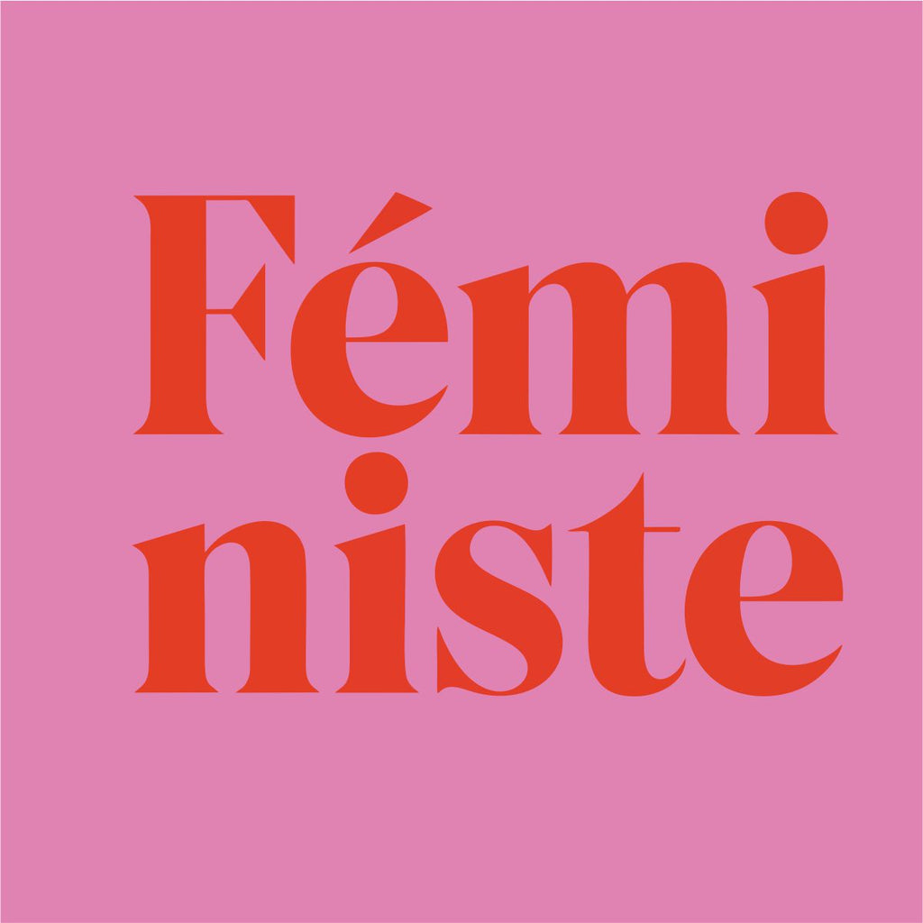 Rosa UNISEX T-Shirts „Feministe“
