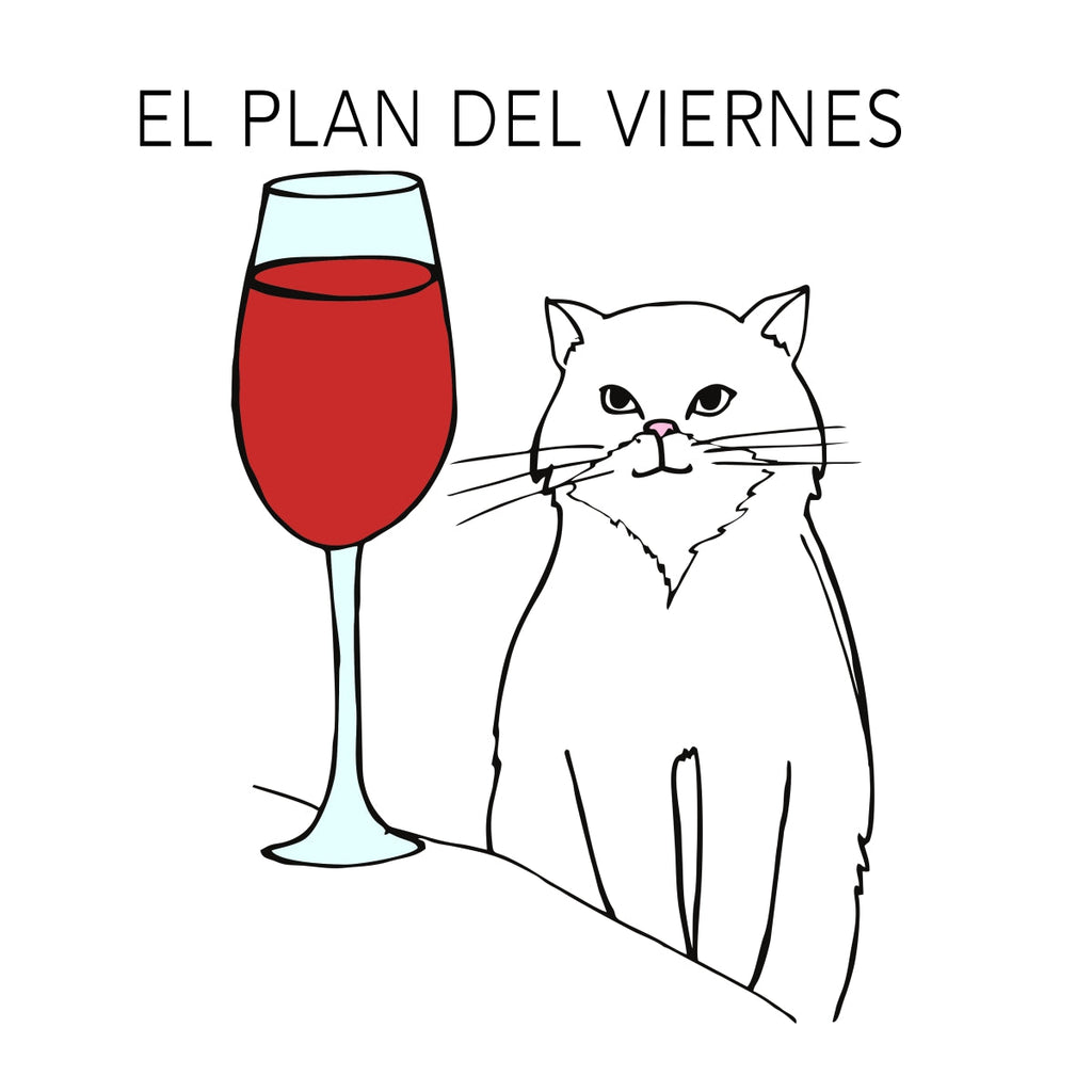 White Unisex T-shirt El plan del viernes