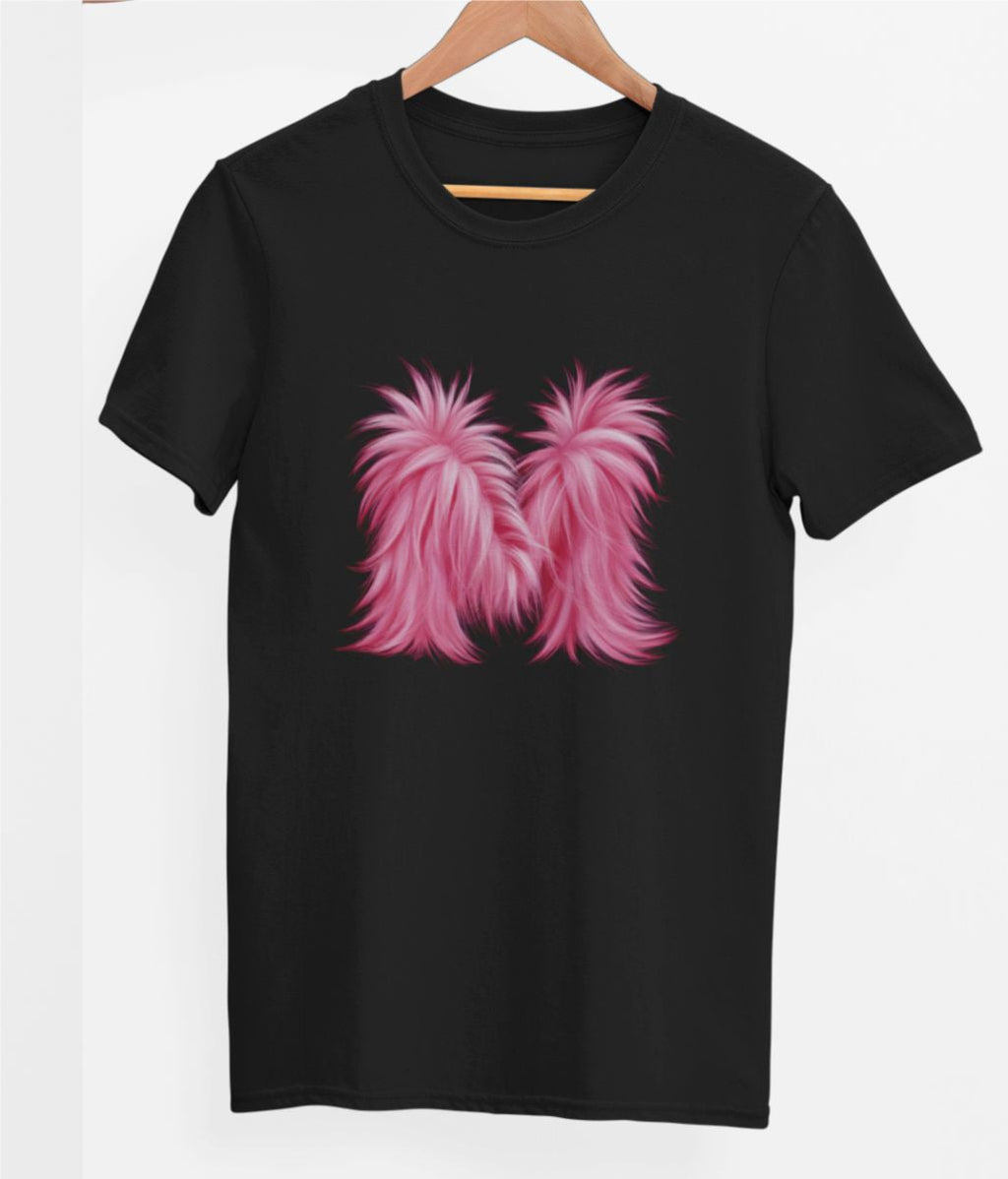 Schwarzes UNISEX T-Shirt "M Buchstabe"