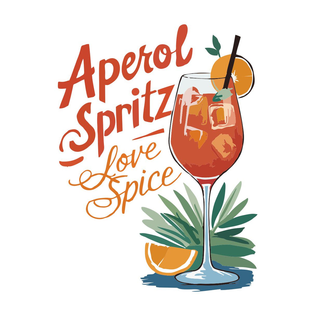 Weißes UNISEX T-Shirt "Aperol"