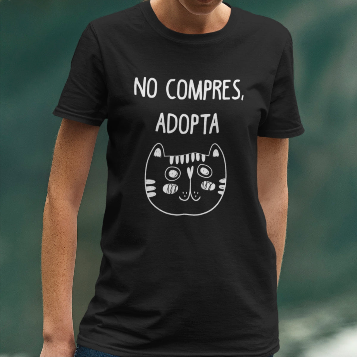 Black Unisex T-shirt No compres