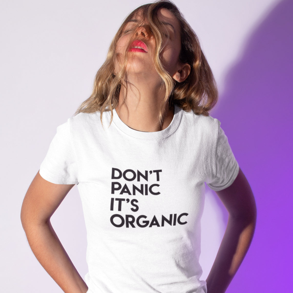 Weißes T-Shirt Keine Panik