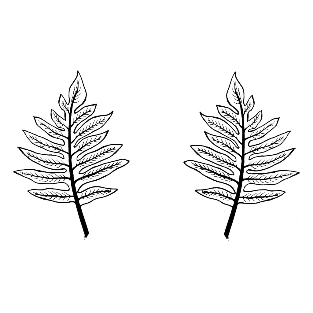 White T-shirt Two leaves