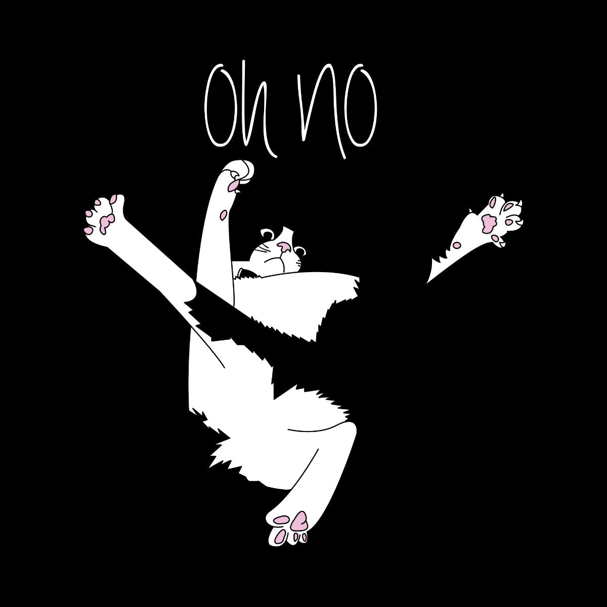 Black T-shirt Oh no